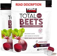 FORCE FACTOR Total Beets Soft Chews  2-Pack