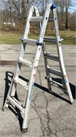 Contractor's 17' Straight or Foldable Step Ladder