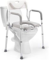 Auitoa 4-in-1 Raised Toilet Seat  Adjustable
