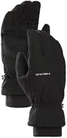 Head Waterproof Hybrid Gloves (XLarge  Black)