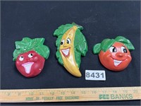 Vintage Chalkware Fruit