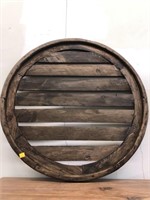 Wooden Wall Decor Approx 28in Diameter
