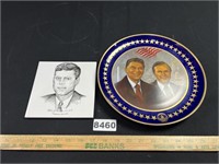 Kennedy Tile, Reagan/Bush Plate