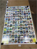 1985 Topps Baseball Uncut Sheet