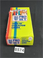 1990-91 Pro Set Soccer Wax Box