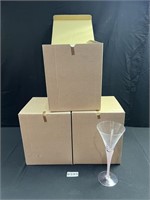 NIB Frosted Wine Glasses (12)