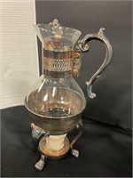 Silver plated vintage carafe