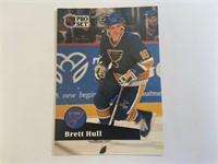 Brett Hull 1991 NHL Pro Set. MINT.