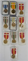 GROUP OF 10 MILITARY MEDALS