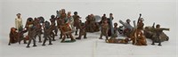 LARGE LOT VINTAGE LEAD TOY SOLDIERS MANOIL