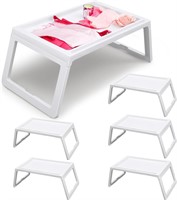 6 Pack Barydat Bed Tray Table  White