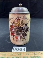 Antique Mettlach German Beer Stein