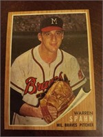 1961 Topps Warren Spahn baseball card
