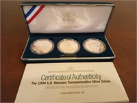1994 United States veterans commemorative silver
