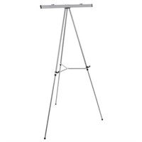 66 U.S Art Supply Silver Aluminum Easel