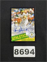 2020 Topps Dennis Eckersley Auto (1985)