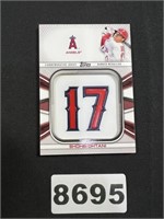 2022 Topps Shohei Ohtani Jersey Medallion