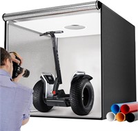 LED Studio Light Box  39x39 with 5 Backdrops