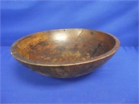 Vintage Wooden Butter Bowl
