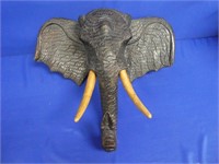 Carved Wooden Elephant Wall Decor