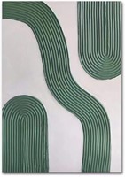 Guagerys Art Hand Painting 40x70in Green-01