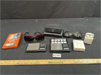 Glasses, Scales, Ear Buds