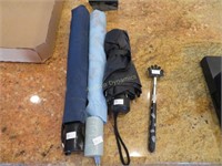 Three Compact Umbrella & Back Scratcher