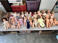 Large Lot of Dolls