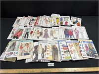 Large Lot of Clothing Patterns
