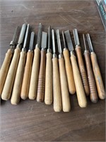 14. Wood carving tools.