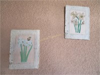 Porch Wall Plaques, Daisies & Welcome, See photos