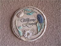 "Welcome Friends" Wall Plaque