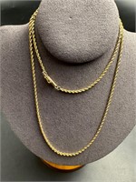 14k gold chain 19-20” long