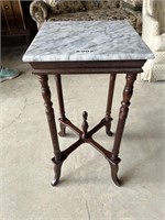 Tall Marble Topped Table