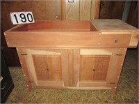 Unfinished Cherry Dry Sink