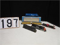 4 Assorted HO Scale Engines