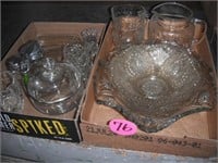 (2) Boxes of Assorted Glassware