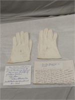 Jeanette MacDonald - Beaded White Gloves