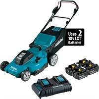 18V LXT Cordless Lawn Mower Kit  4 batteries