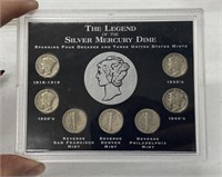 The Legend of the Silver Mercury Dime Coin Set