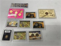 Group of Coin Sets