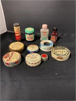 Vintage medicine containers
