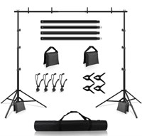 HEORRYN 8.5 X 10FT BACKDROP STAND(BLACK)