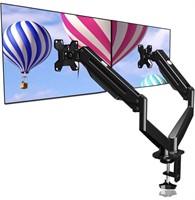 SUPTEK ADJUSTABLE GAS SPRING DUAL MONITOR MOUNT