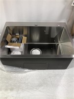 STAINLESS STEEL SINK 18x24x9IN