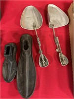 Antique shoe stetchers& cast shoe maker