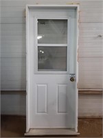 Storm Door in Frame Measures 33.5" x 6" x 83 5"