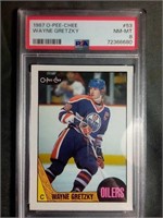 Wayne Gretzky 1987 O- Pee- Chee Graded Hockey