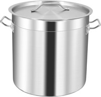 NEW $126 Stainless Steel Stock Pot 25L