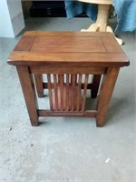 Solid Wood Accent Table Measures 26" x 18" x